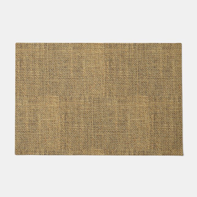 Burlap Jute Fußmatte (Vorderseite)