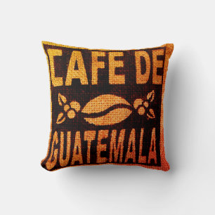 BURLAP KAFFEE BAG DURCH PILLOWS GUATEMALAN KISSEN