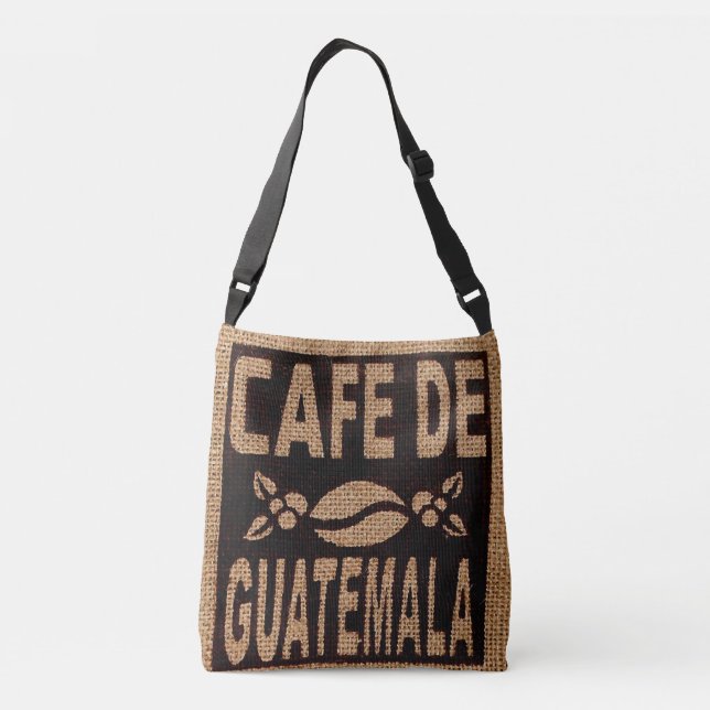 BURLAP KAFFEE BAG PURSE TASCHE IMITATE, GUATEMALA (Rückseite)