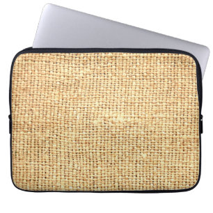 Burlap-Kaffeesack Laptopschutzhülle
