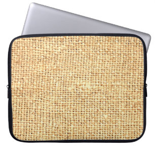 Burlap-Kaffeetasche Laptopschutzhülle