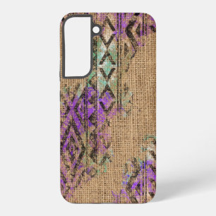 Burlap-Look Bohemisch Inspiriert Telefoncase Samsung Galaxy Hülle