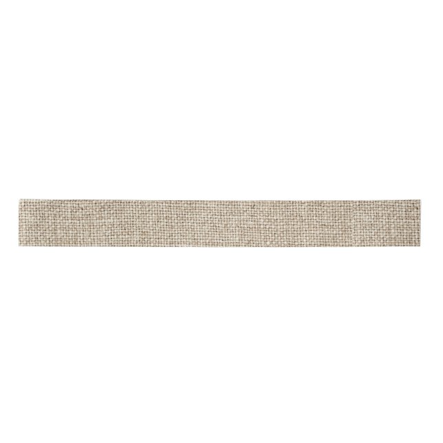 Burlap Look Country Chic Earth Tone Satinband (Vorderseite)