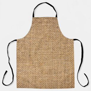 Burlap-Textur, nahtloser Hintergrund Schürze