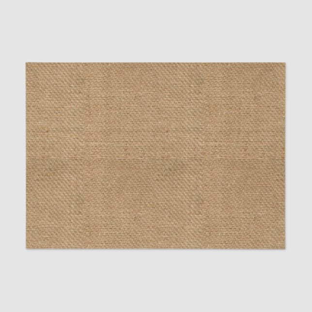 Burlap-Tissue-Papier realistisch Seidenpapier (Vorderseite)