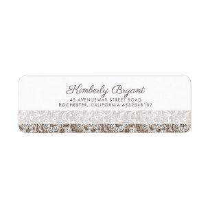 Burlap und Lace Rustic Wedding