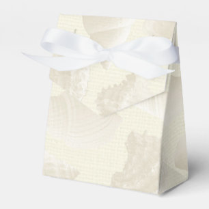 Burlap- und Sea Muschel Beach Wedding Gefallen Ten Geschenkschachtel