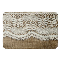 Burlap, weiße Spitze, Vintag, viktorianisch, rusti