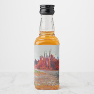 Burleigh Falls Paint Mini Liquor Flasche Set Alkoholflaschenetikett