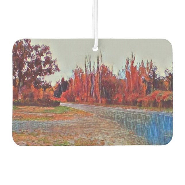 Burleigh Falls Paint Rectangle Air Freshener Autolufterfrischer (Vorderseite)
