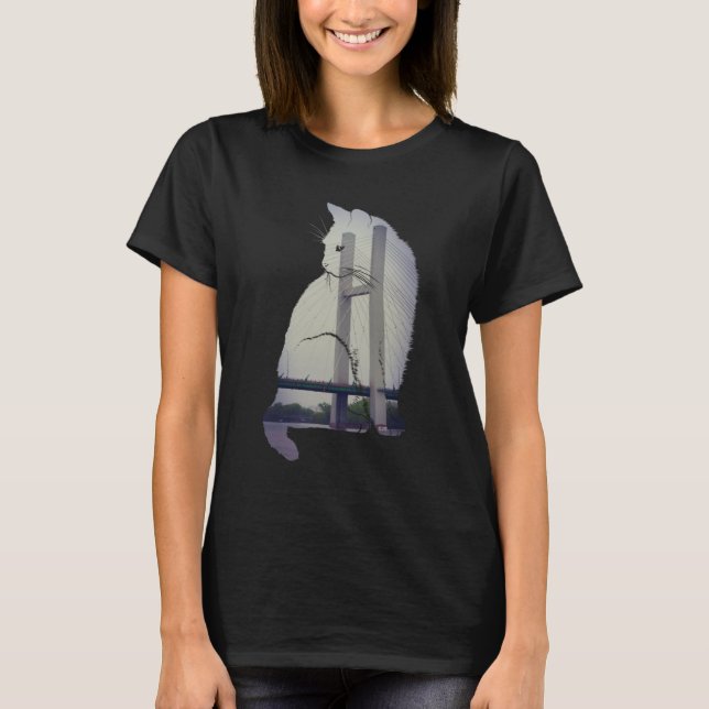 Burlington Iowa Cat T-Shirt (Vorderseite)