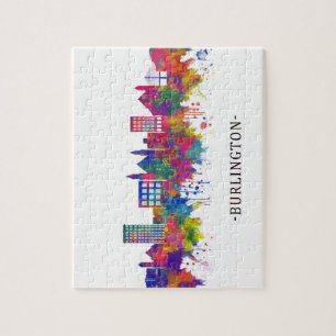 Burlington Iowa Skyline Puzzle