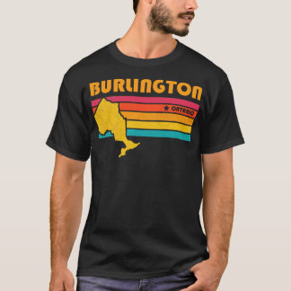 Burlington Ontario Canada Vintag Distressed Souve T-Shirt