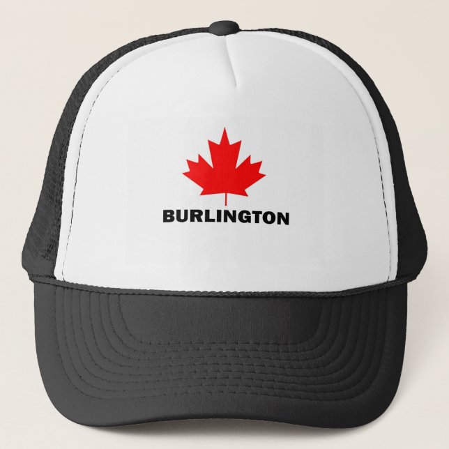 Burlington, Ontario Truckerkappe (Vorderseite)
