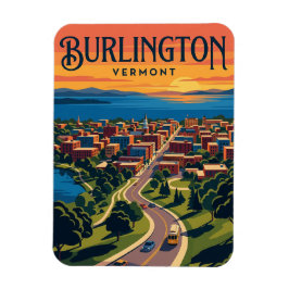 Burlington USA Magnet