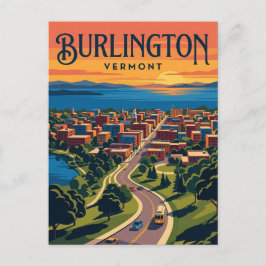 Burlington USA Postkarte