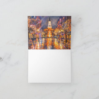 Burlington Vermont Church Street Notecards Dankeskarte