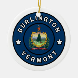 Burlington Vermont Keramik Ornament