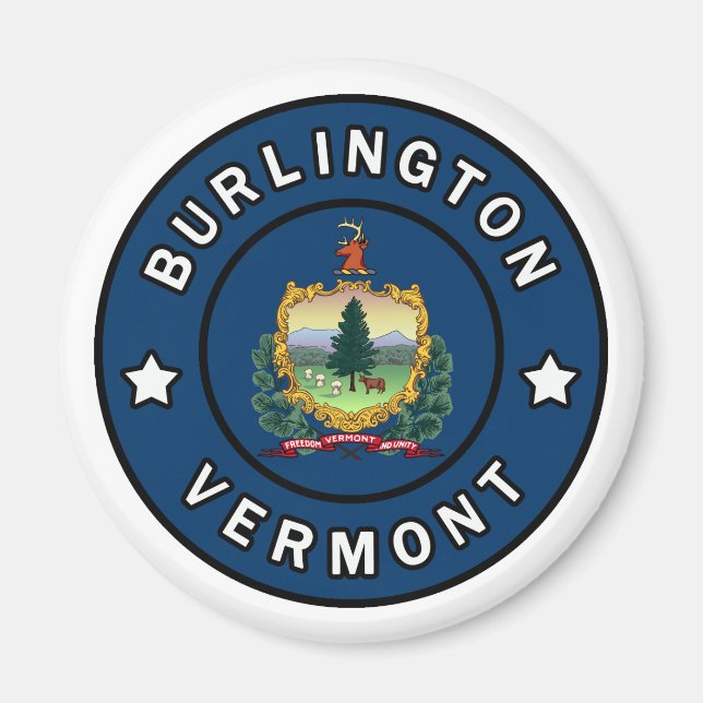 Burlington Vermont Magnet (Vorne)