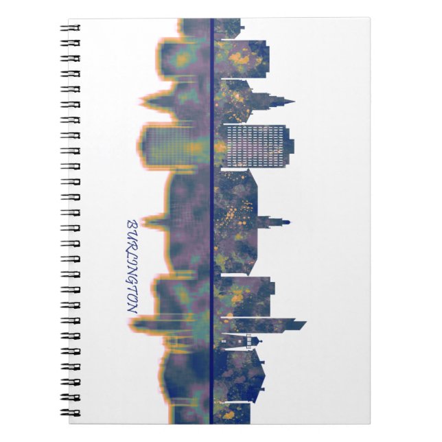 Burlington Vermont Notizblock (Vorderseite)