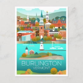 Burlington, Vermont Postcard Postkarte