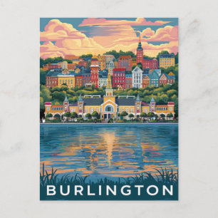 Burlington, Vermont Postkarte