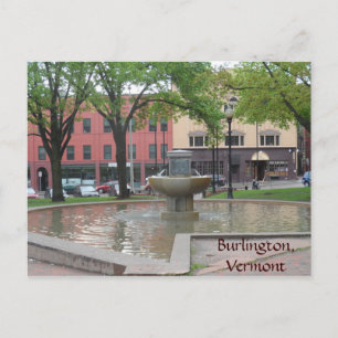 Burlington, Vermont Postkarte