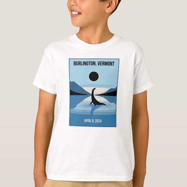 Burlington, VT Champy Eclipse T-Shirt (Vorderseite)