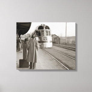 Burlington Zephyr Zug, 1940 Leinwanddruck