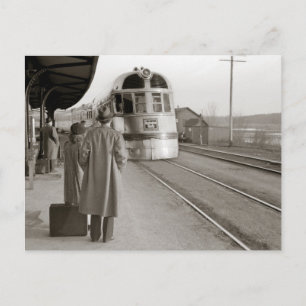 Burlington Zephyr Zug, 1940 Postkarte