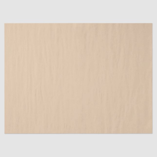 Burly Wood Solid Color Seidenpapier (Vorderseite)
