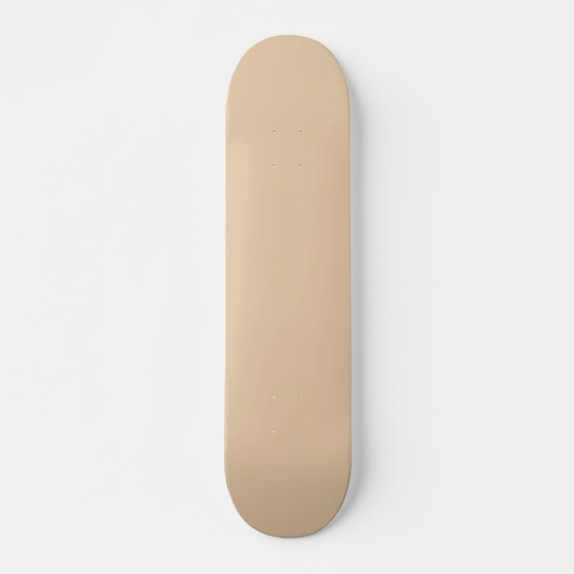 Burly Wood Solid Color Skateboard (Vorne)