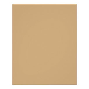 Burlywood (feste Farbe) Poster