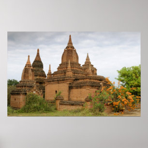 Burma), Bagan Pagan). various Poster