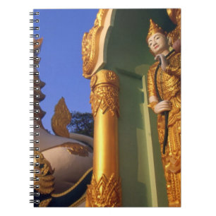 Burma (Myanmar), Rangoon (Yangon) Tempel Notizblock