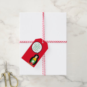 Burma Myanmar Sprechende Ms Penguin Personalisiert Geschenkanhänger