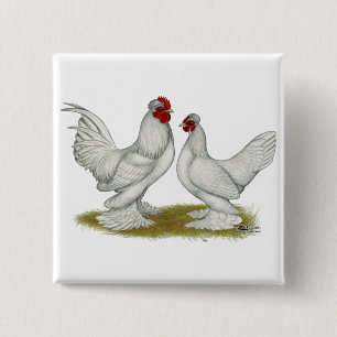 Burmese Bantams Button