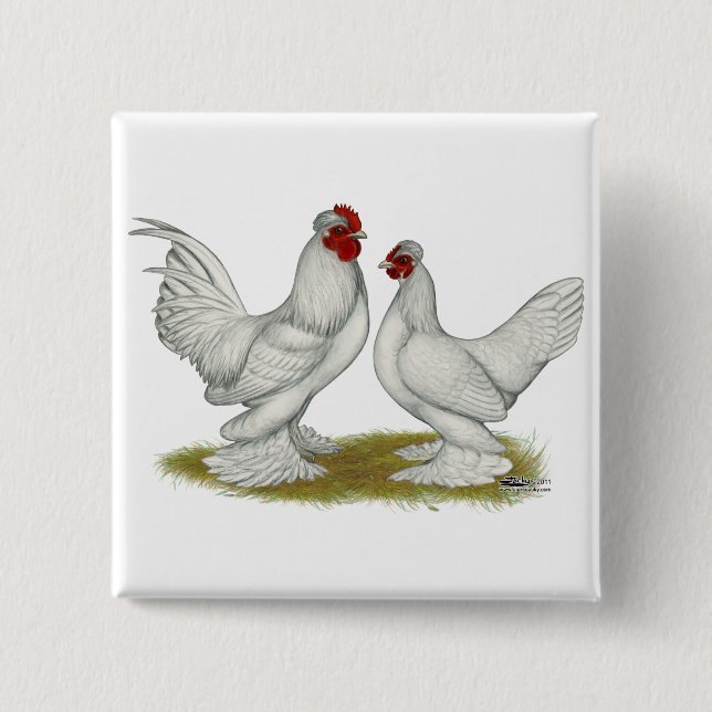 Burmese Bantams Button (Vorderseite)