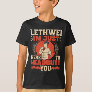 Burmese Boxing Headbutbut Lethwei Ausbildung Art o T-Shirt