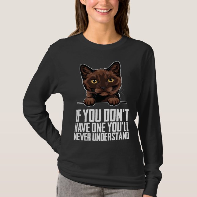 Burmese cat  Burmese  Burmese kitten  4 T-Shirt (Vorderseite)