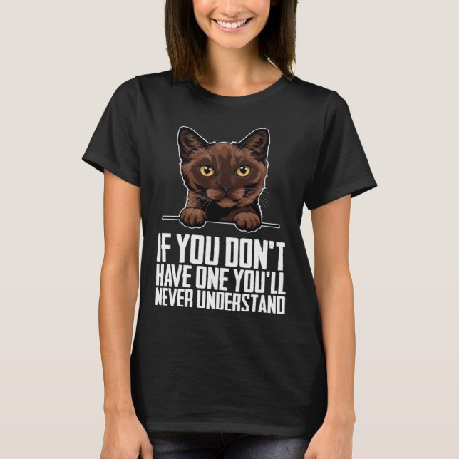 Burmese cat  Burmese  Burmese kitten  4 T-Shirt (Vorderseite)