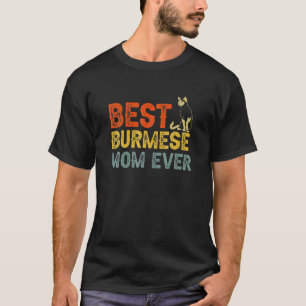 Burmese Cat Mama Eigentümer Züchter Funny Lover Ki T-Shirt