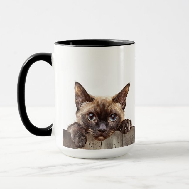 Burmese Cat Tasse (Links)