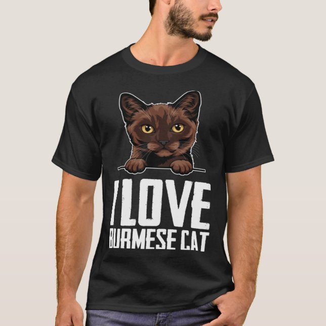 Burmese cats  Burmese mom  Burmese kitten  3 T-Shirt (Vorderseite)