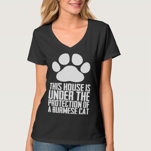 Burmese cats  Burmese mom  Burmese kitten T-Shirt (Vorderseite)