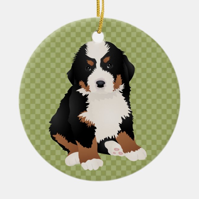 Burmese Mountain Dog Ornament (Vorne)