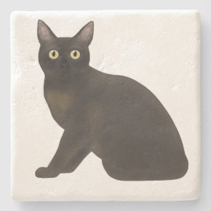Burmese Sable Stone Untersetzer