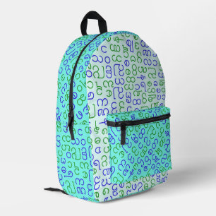Burmesisch Bedruckter Rucksack
