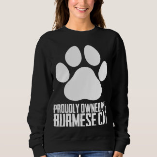 Burmesische Katze  Burmesischer Vater  Burmesisch  Sweatshirt