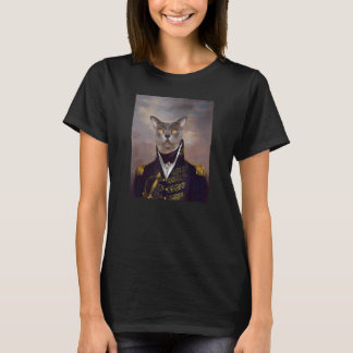 Burmesische Katzen-Renaissance-Haustierporträt mit T-Shirt